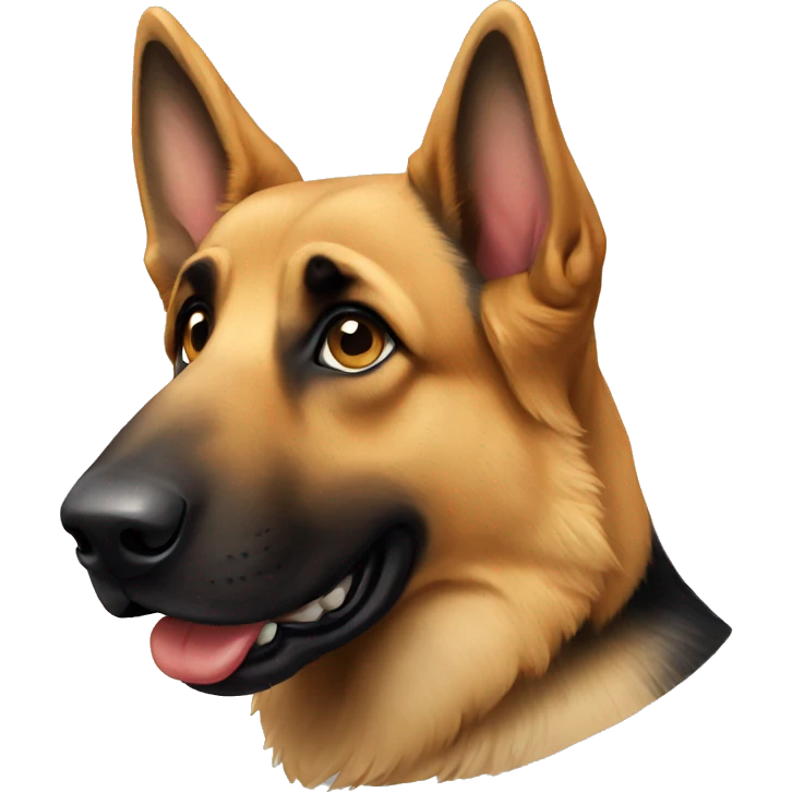 German shepherd  emoji