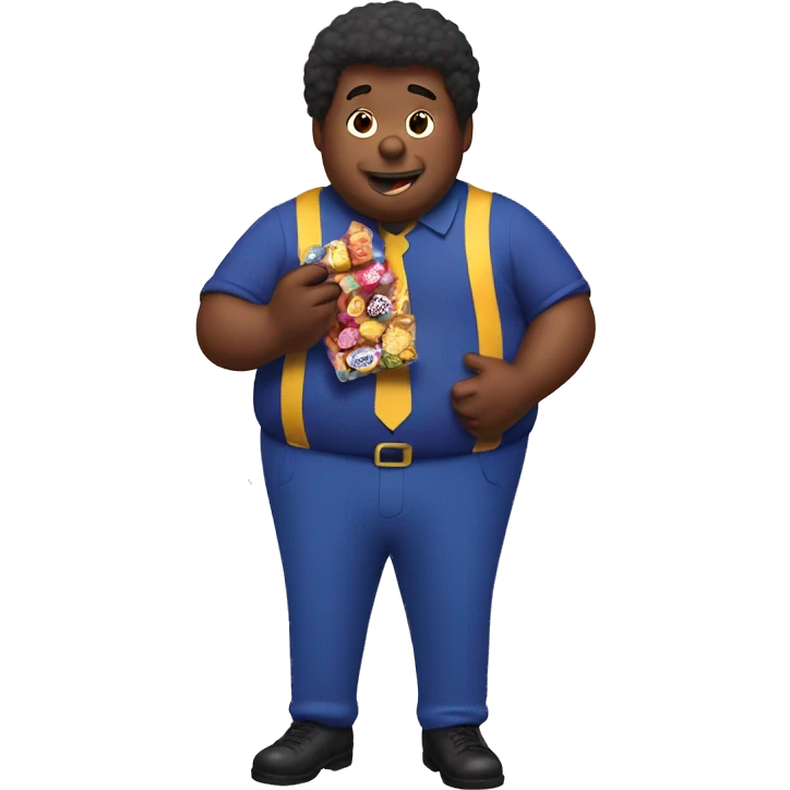 Fat Albert eating candy  emoji