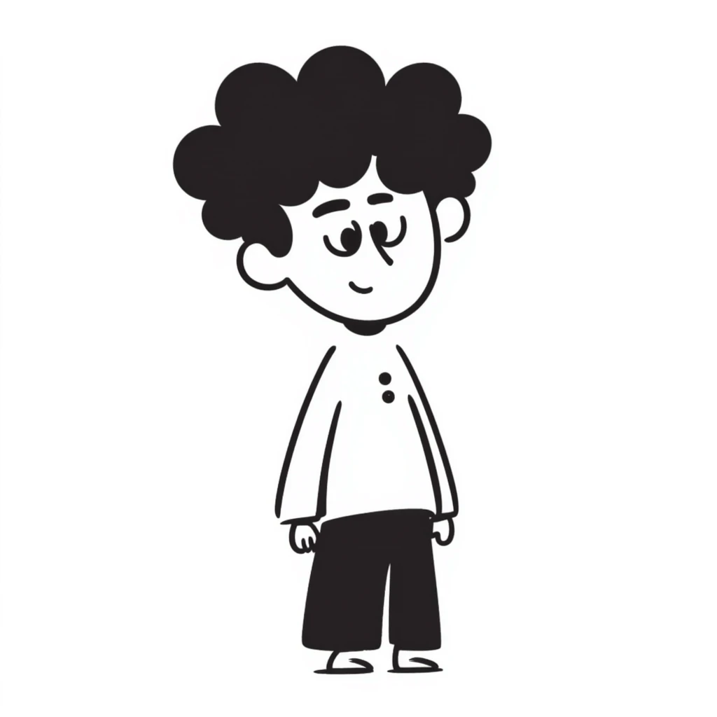 side eye doodle style emoji