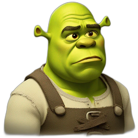shrek sad emoji