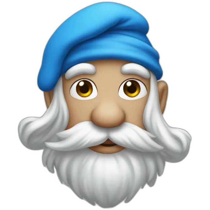 Smurf emoji