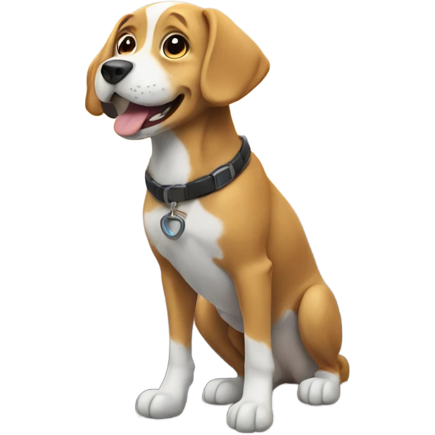 Dog on top of mountain  emoji