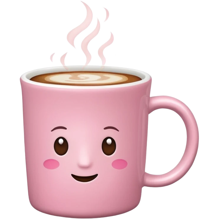 pink coffee emoji
