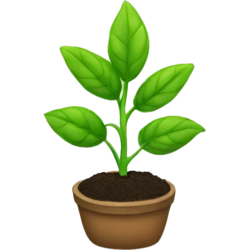 a seedling
 emoji