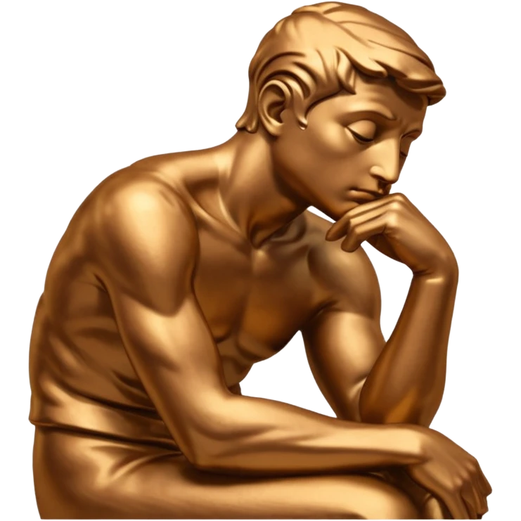 the thinker emoji