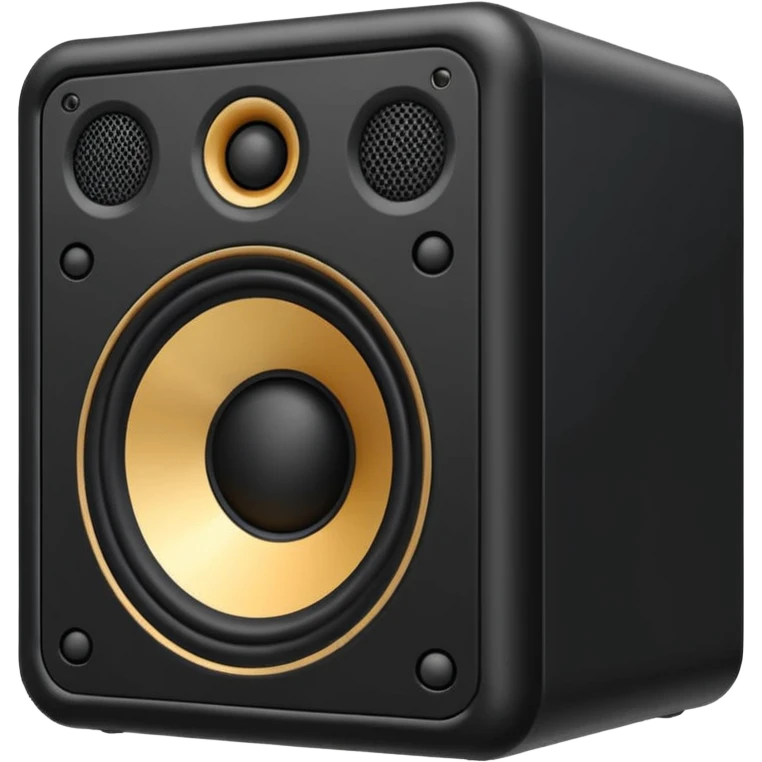 black speaker emoji