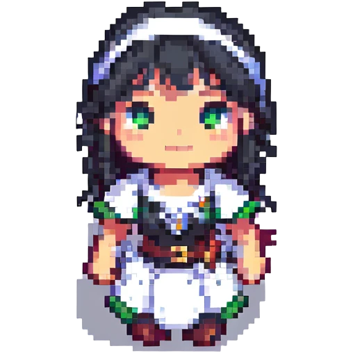 a chlosa, another distinct style, pixel art style emoji