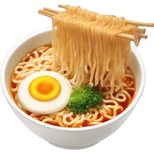 Tonkatsu ramen emoji