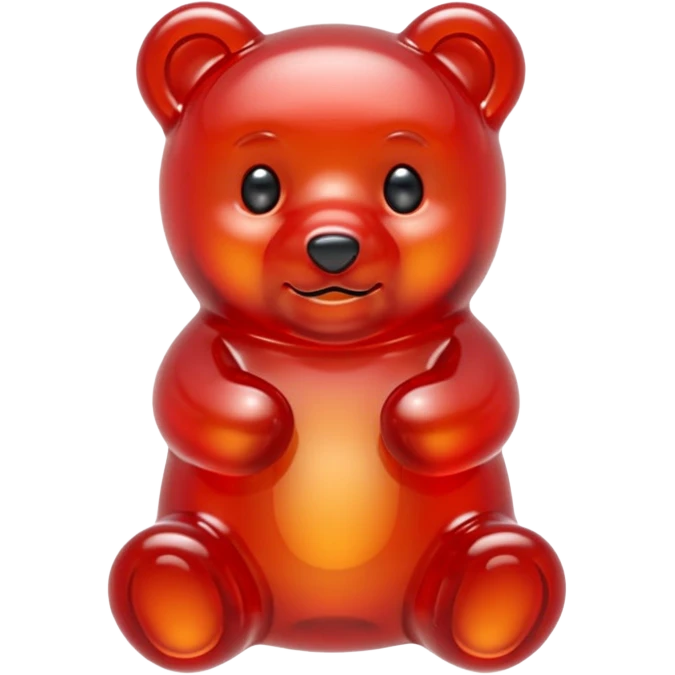 Red gummy bear emoji