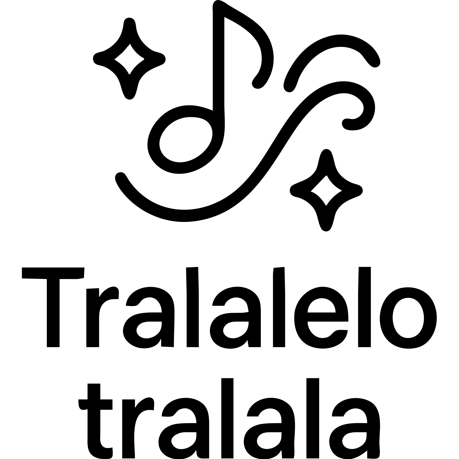 simple modern icon of 'Tralalelo tralala', minimal lines, abstract musical or whimsical theme emoji