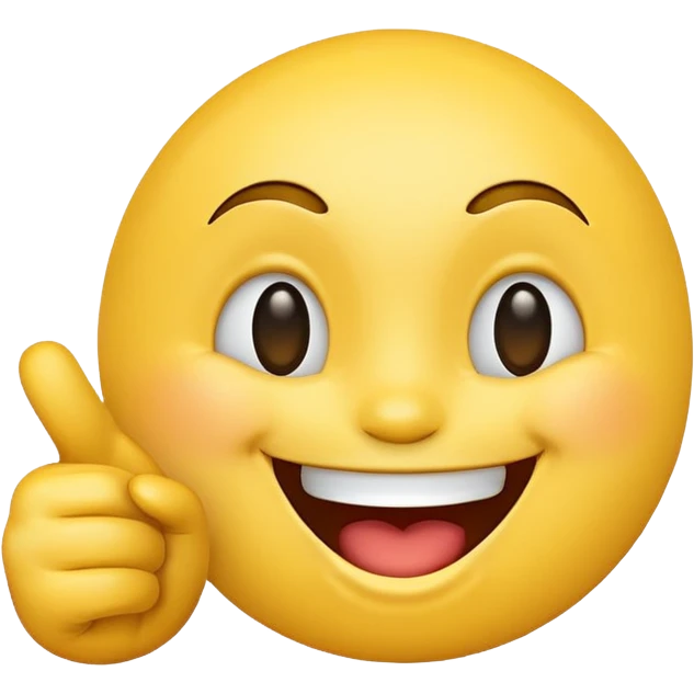 Laughing emoji with Finger point  emoji