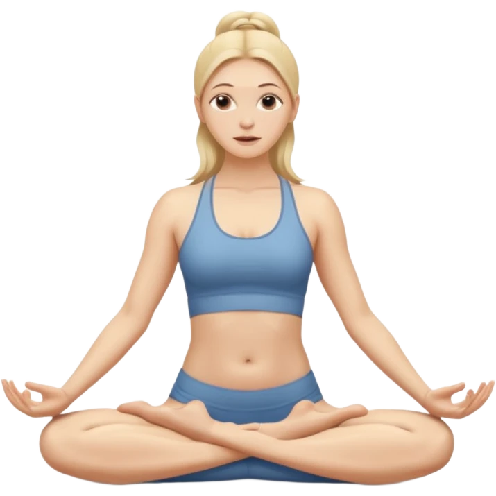 Vanessa cage nude in yoga pose emoji