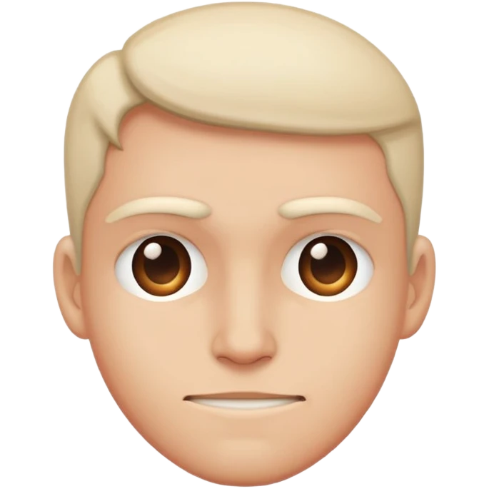 Weak smile emoji