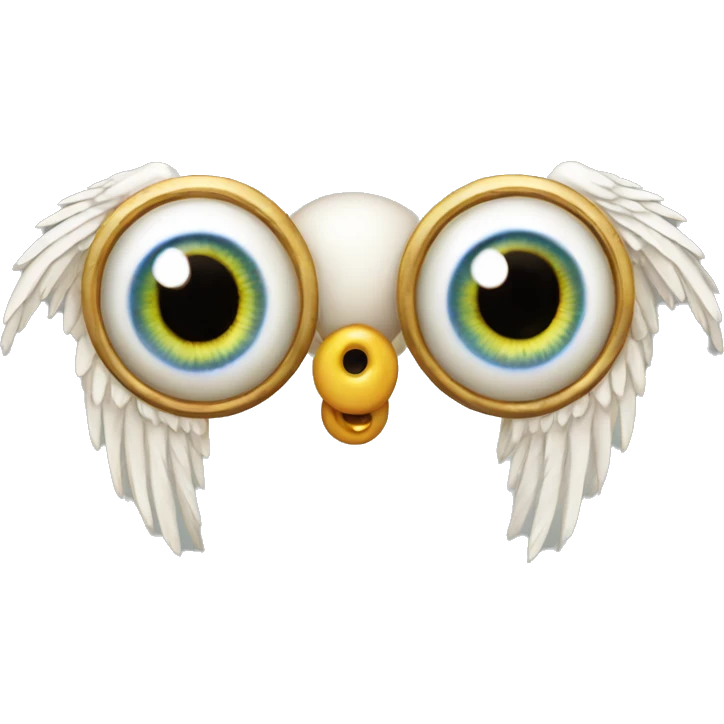 ring of eyeballs with wings emoji
