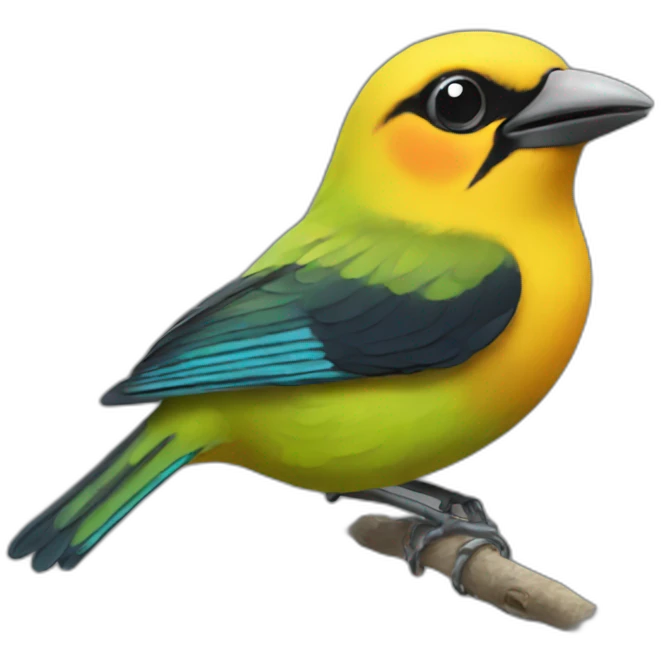 tanager smile emoji