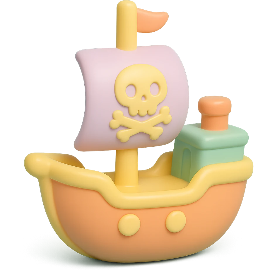 pirate ship emoji