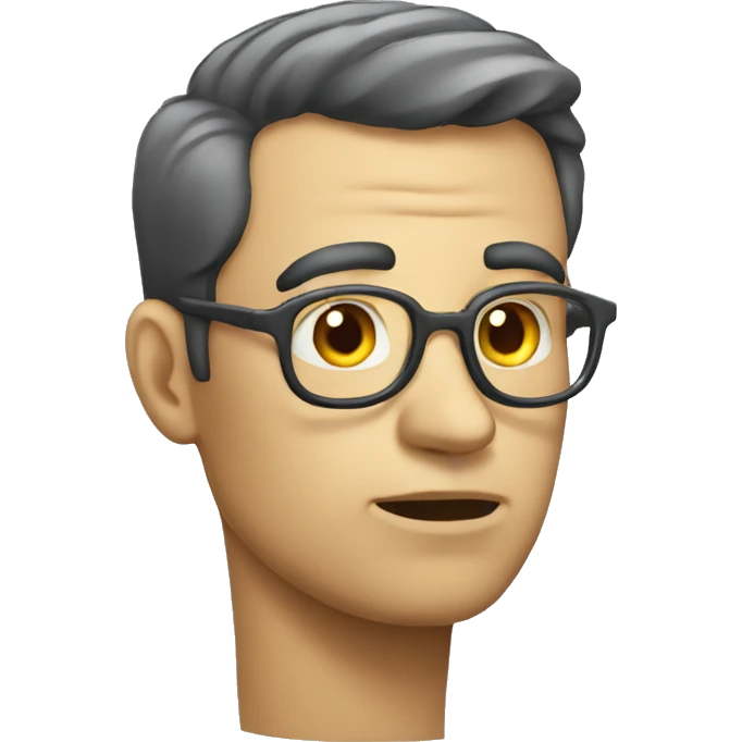Thinking man  emoji