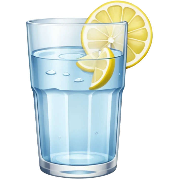 wasser mit zitrone emoji