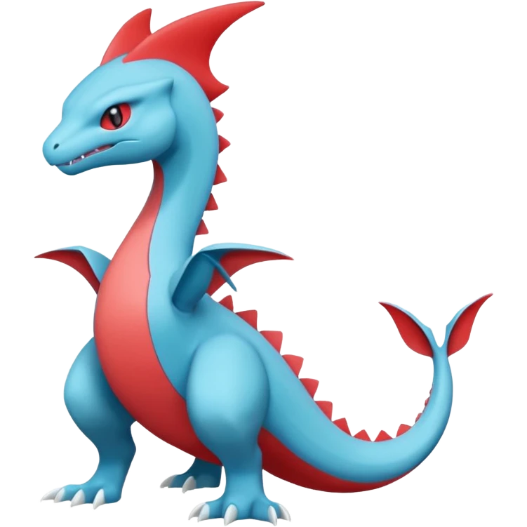 Inteleon-Amaura-Salamence-Pokémon-fusion (full body) emoji