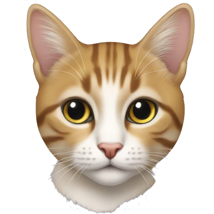 девочка гладит кота emoji