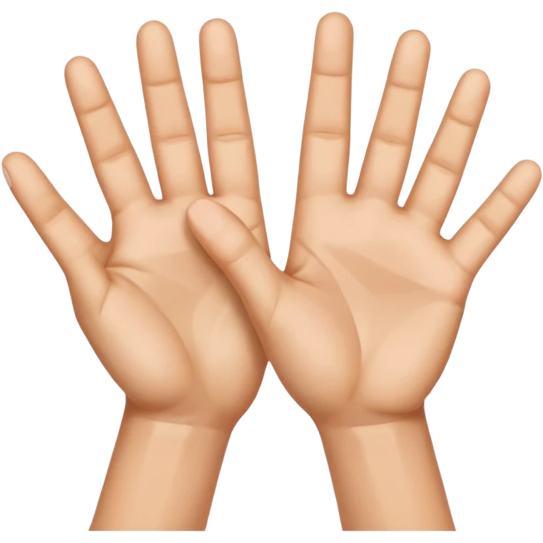 Similar to the heart hands emoji, this emoji should show a triangle created by the fingers of the hands where the two thumbs form the first side of the triangle and the remaining four fingers of each hand create one side each emoji