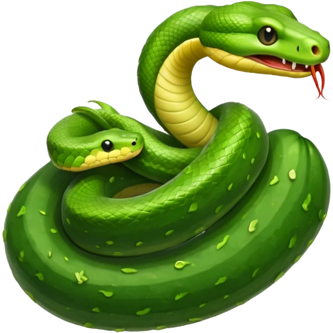 Kúszik mint a hernyó  a kígyó uborka emoji