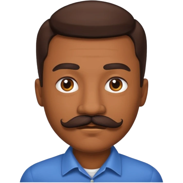 dad material man with mustache emoji