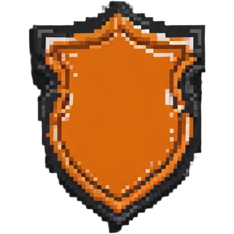 Orange HTML5 shield logo, web icon emoji