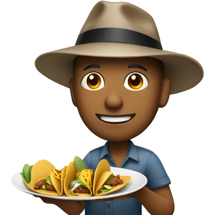 ￼Fedora guy with tacos emoji
