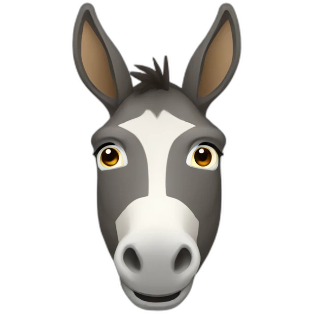 Donkey simple emoji