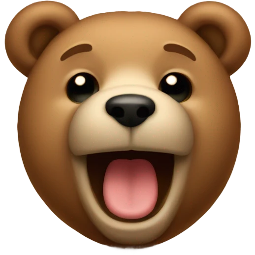 Teddy bear bleeped  emoji
