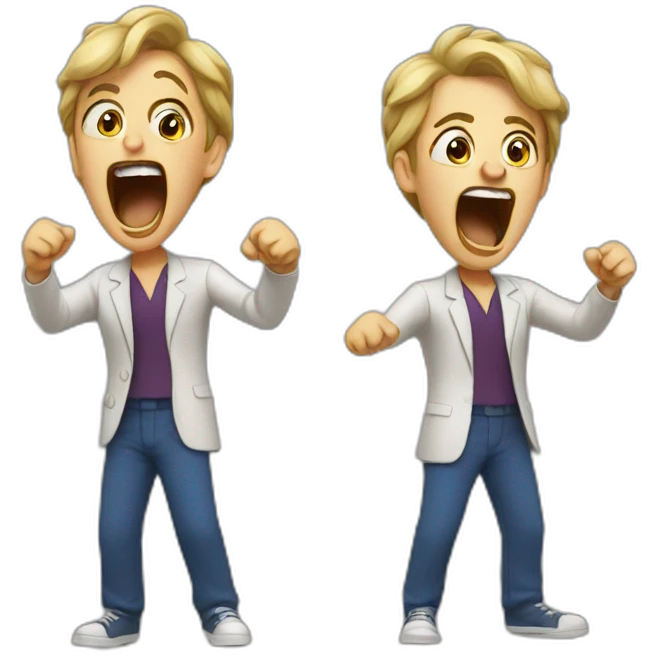 teacher-screaming emoji