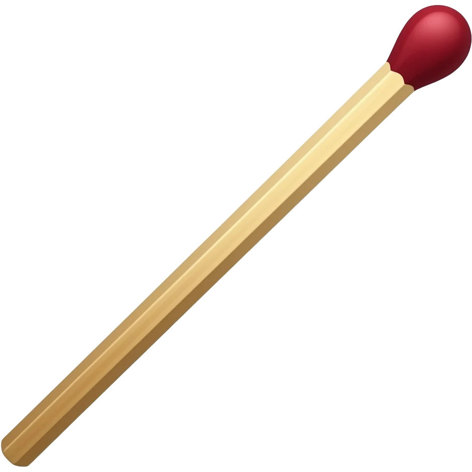 long solo match stick emoji