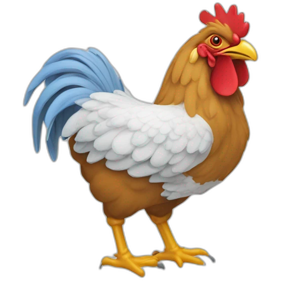 Gallo Claudio sonriendo emoji