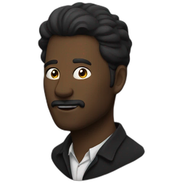 Narrator in the black cat emoji
