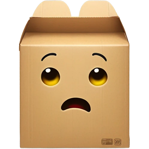 An angry happy meal emoji