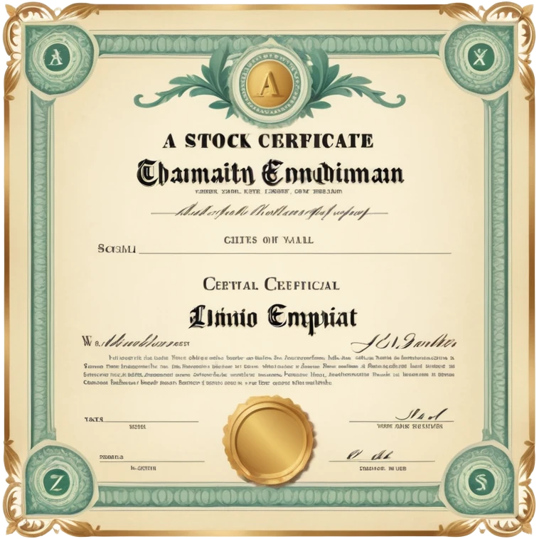 sale of shares on the market emoji