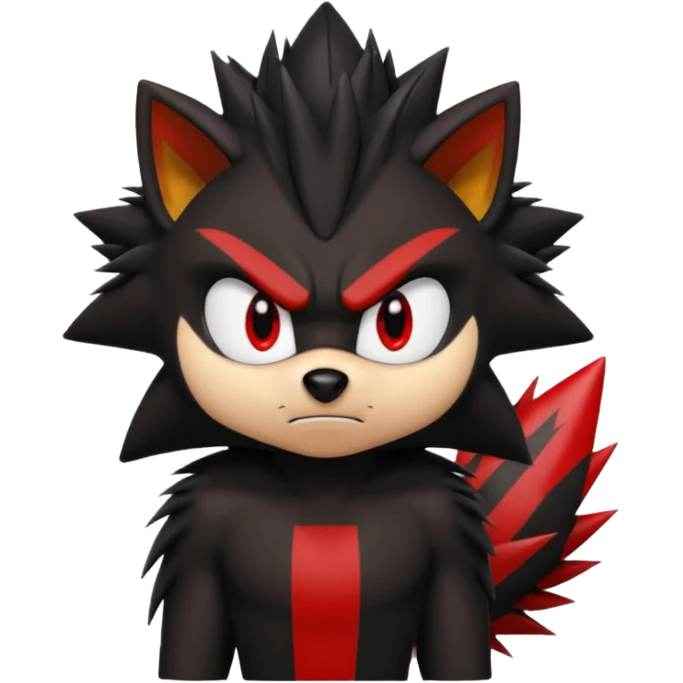 Sonic the hedgehog: Shadow the hedgehog emoji