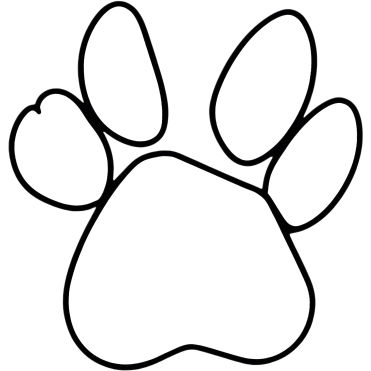 colored puppy paw print emoji