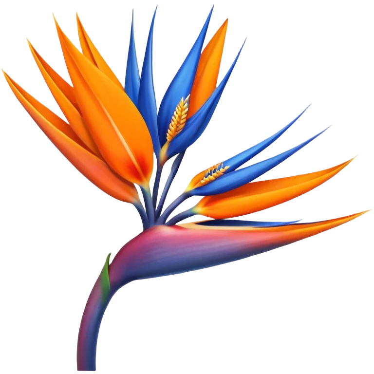 bird of paradise flower emoji