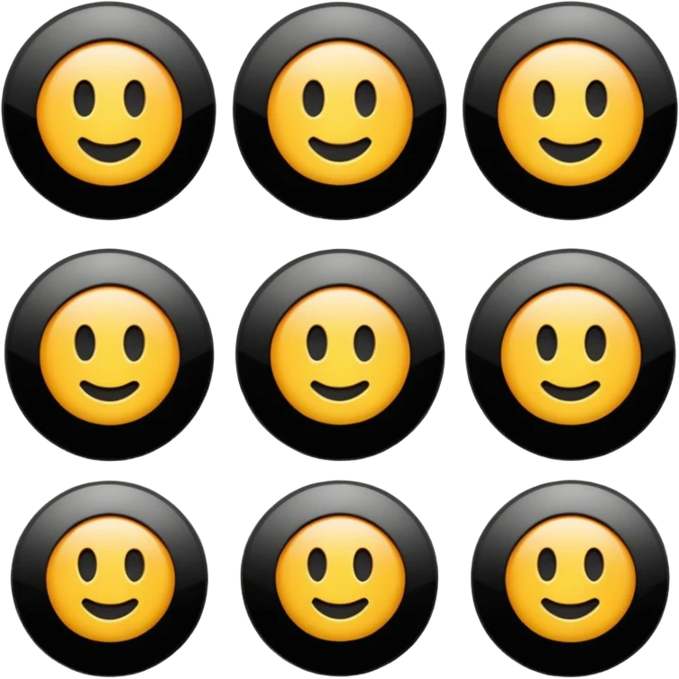 Play buttons black emoji