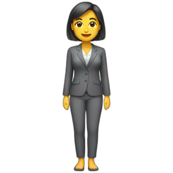 mujer de pie en traje de baño emoji
