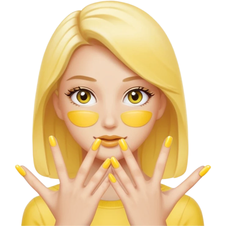 gel polish, y manicure  emoji