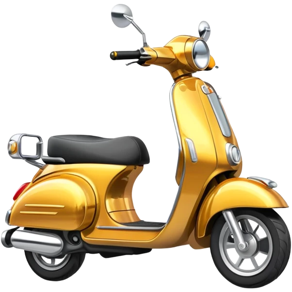 Scooter with mirrors emoji