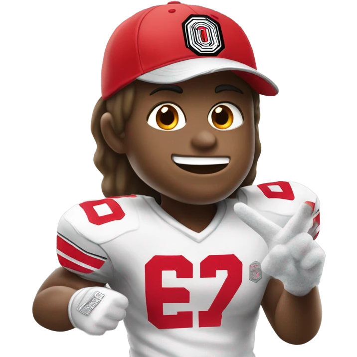 Ohio state fan emoji