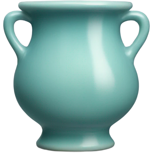 blue celadon ceramic vase emoji