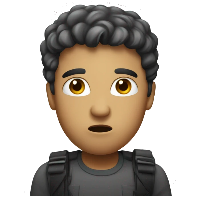 alert but concerned emoji