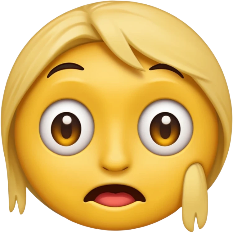 cartoon sticker of a colorful and cheerful confused and puzzled emoji, no text, suitable for WhatsApp and Instagram emoji