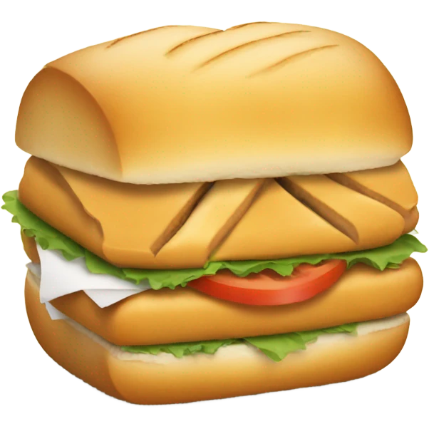 sandwhich with chicken emoji
