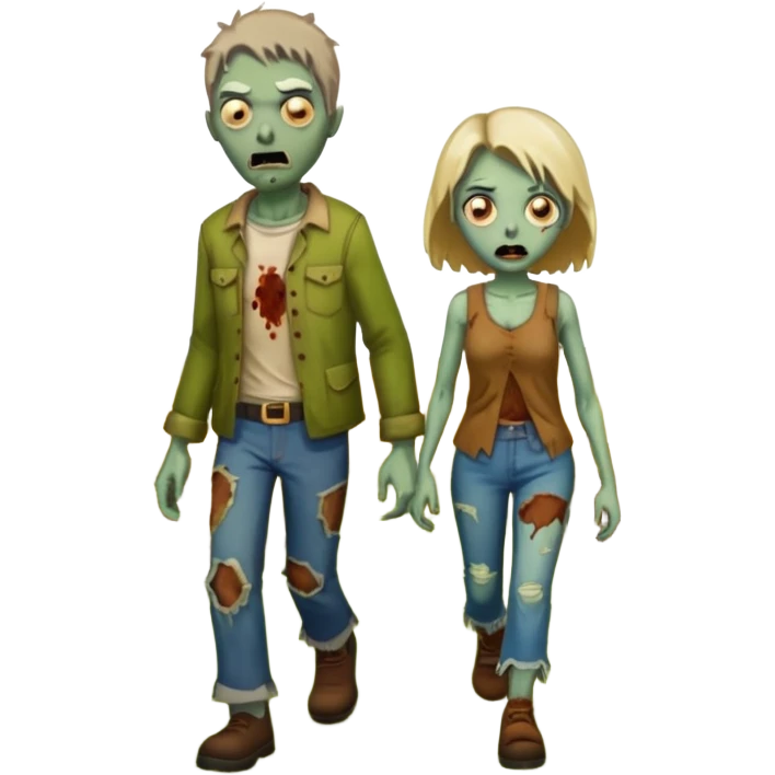 zombies on a farm emoji